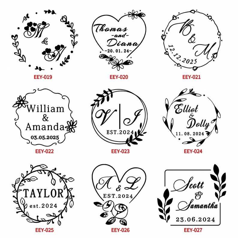 Aangepaste kleistempel - ontwerp je unieke aardewerkontwerpen, gepersonaliseerde aardewerkstempel, 4 mm-8 mm diepte, 1,5 cm-5 cm diameter, keramisch gereedschap afbeelding 3