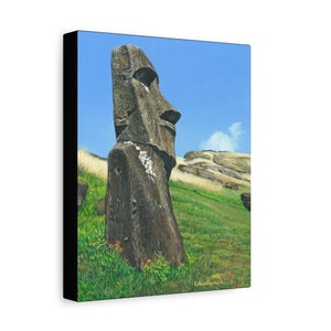 Fine Art Print from Original oil painting &#39;Gazing&#39;, Matte Canvas, Stretched, 1.25&quot;