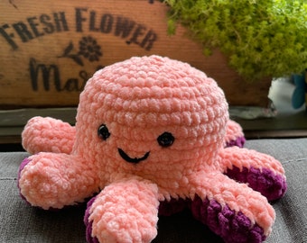 Plush Crochet Reversible Octopus