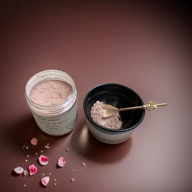 Powdered Face Clay Mask Etsy