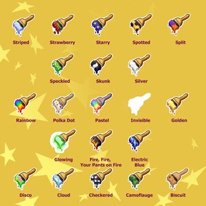 Neopets Pincel Especial PixelArt Pegatinas