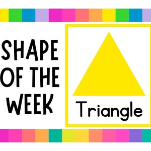 Preschool/Kindergarten Shape Activities
