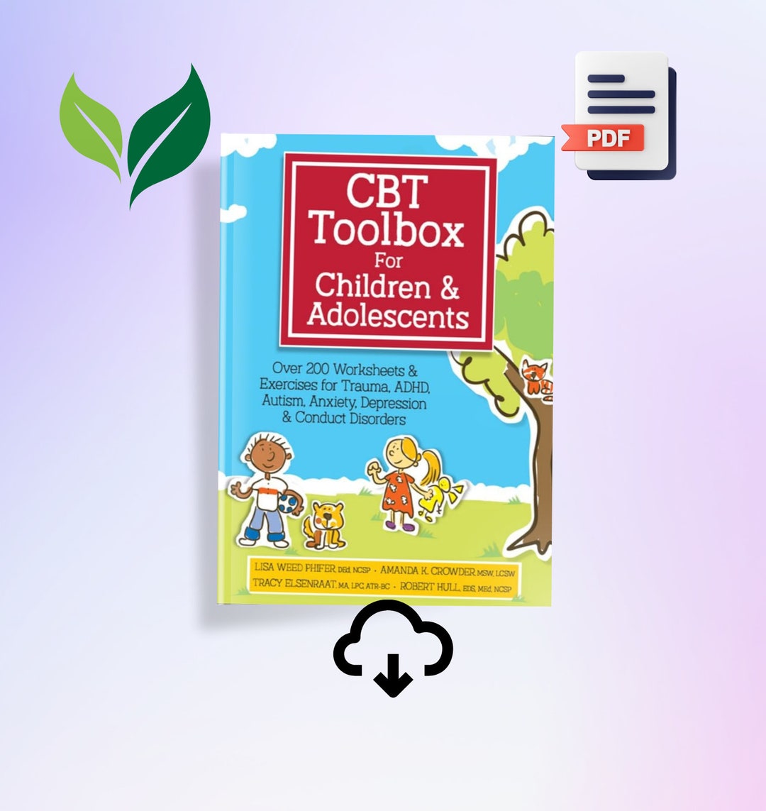Cbt toolbox for children and adolescents over 220 worksheets etsy