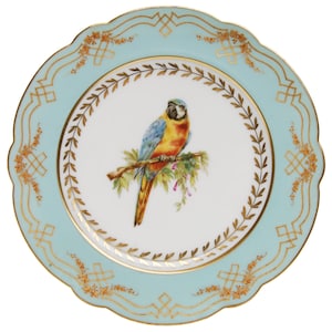 Porcelain decorative plate, France, end of 19th century