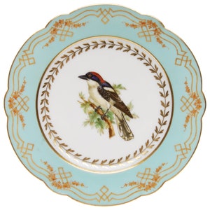 Porcelain decorative plate, France, end of 19th century