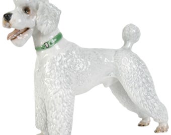 ローゼンタール社製 プードル磁器置物 – テオドール・ケルナー、モデル