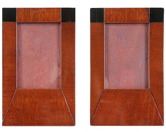 A pair of wooden photo frames, Europe, 1920s - 1930s