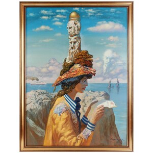 Cuadro "Una carta del pasado", Leontiev Igor, Letonia (URSS), 1990