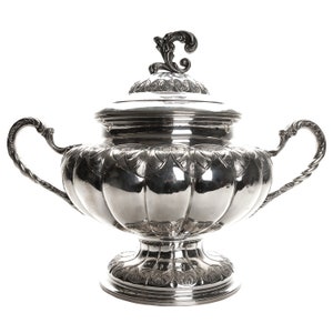 Silver soup tureen, Spain, 1930s