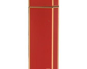 Lighter &quot;Cartier Pentagon, Gold & Red Lacquer&quot;, France, Paris, 1980s