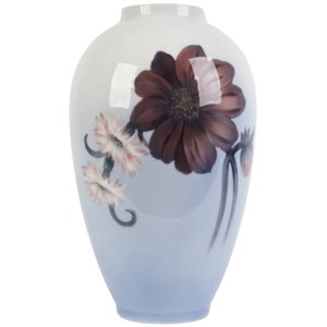 Porcelain vase with flowers, Royal Copenhagen, Denmark, Copenhagen, 1963