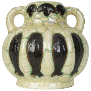 Ceramic vase in Art Deco style, Ditmar Urbach, Czech Republic (Czechoslovakia), 1920s - 1930s