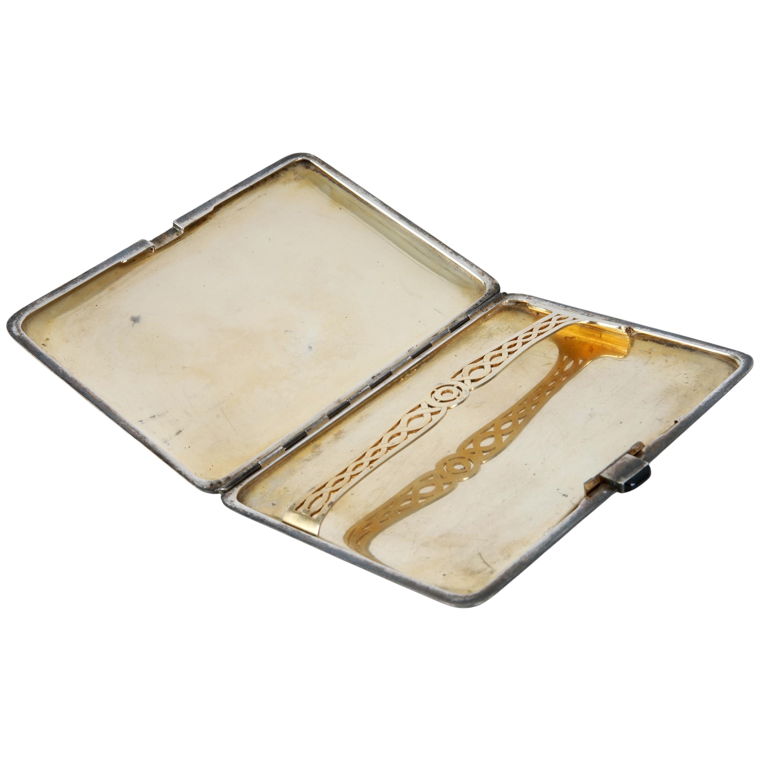 Silver Cigarette Case 
