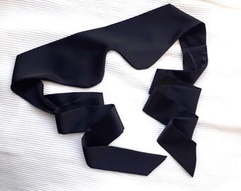 Antifaz de satén suave hecho a mano, máscara de seda para ojos, bondage, restricciones BDSM, restricciones de seda, pedido personalizado