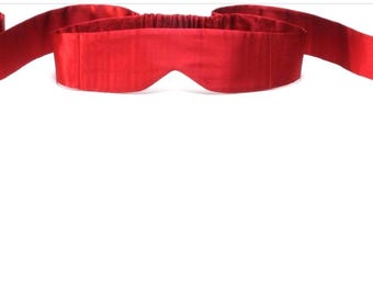 Antifaz de satén suave hecho a mano, máscara de seda para ojos, bondage, restricciones BDSM, restricciones de seda, pedido personalizado
