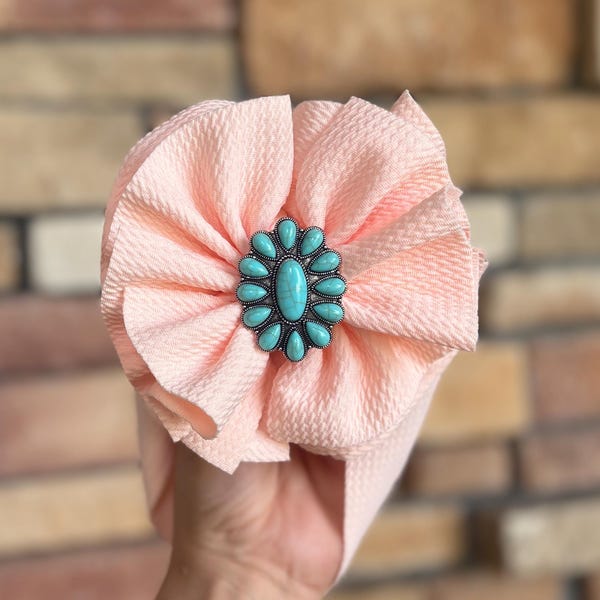 Solid Color Shredded bow