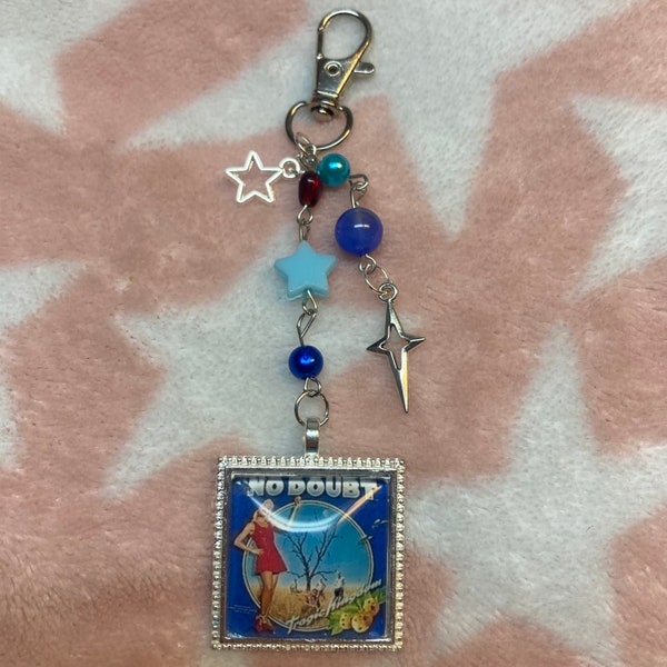 No Doubt Tragic Kingdom Beaded Keychain