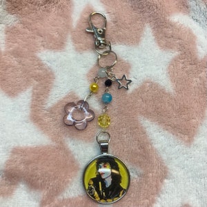 Conan Gray Found Heaven Album Beaded Keychain