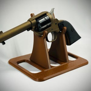 Brown Pistol/Revolver Display Stand - Choose a Plaque