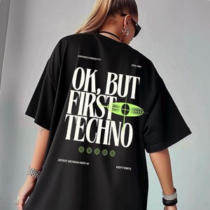 Techno-Shirt, Festival-Shirt, Rave-Shirt, EDM-merch, Techno-Tshirt, Tech-House-Musik, House-Musikgrafikshirt, Festival-Shirt, Techno