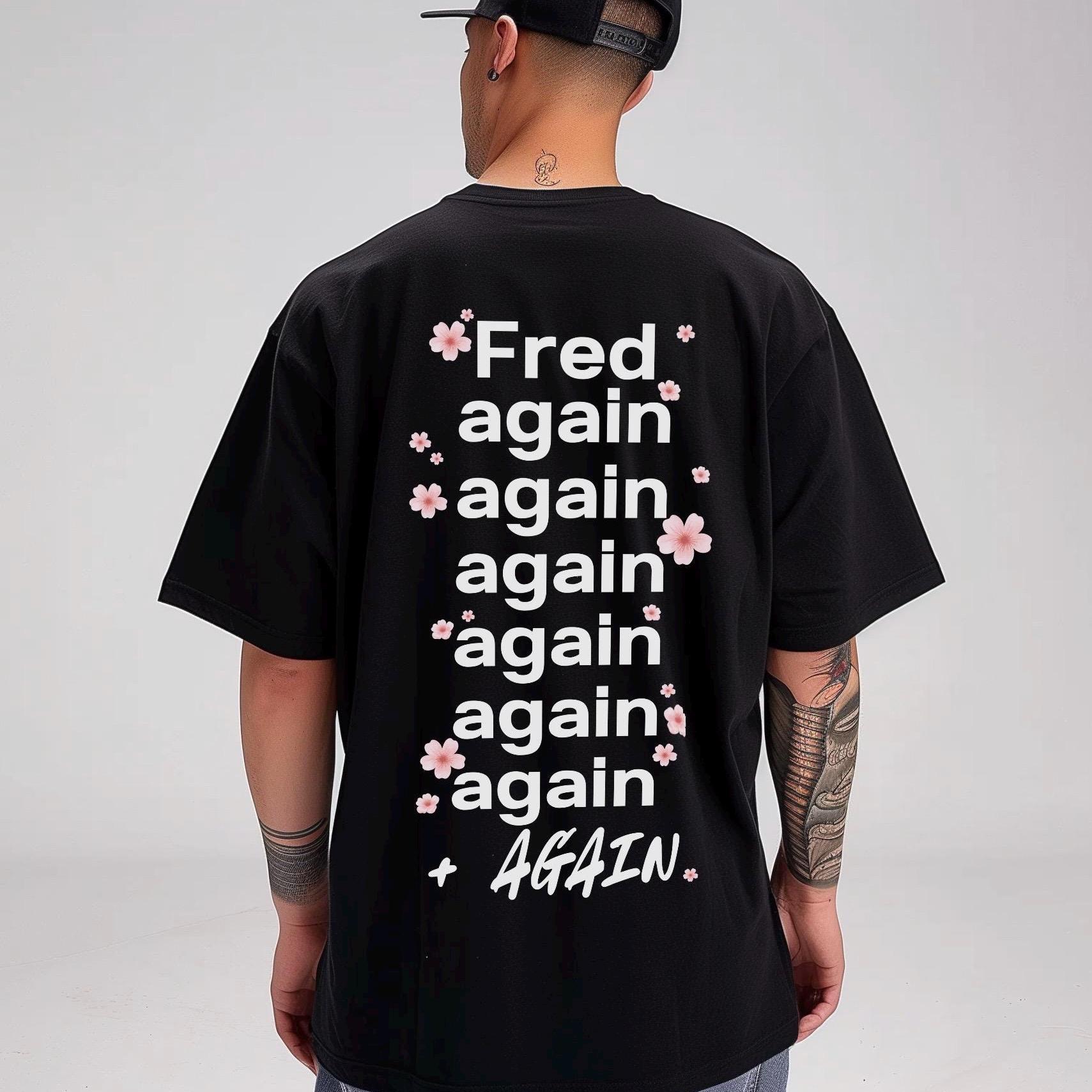 Fred again ライブTシャツ　グッズ　フレッドアゲイン fred again フレッドアゲイン 白 Tシャツ L size - メルカリ