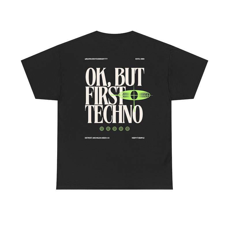 Techno shirt, Festival shirt, Rave shirt, EDM merch, techno tshirt, tech house music, house music graphic shirt, festival shirt, techno image 5