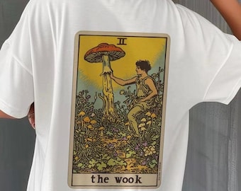 Wook shirt, tarot card shirt, wook clothes unisex, wook men, wook T-Shirt, festival shirt, tarot card