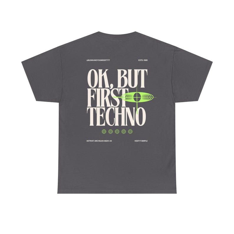 Techno shirt, Festival shirt, Rave shirt, EDM merch, techno tshirt, tech house music, house music graphic shirt, festival shirt, techno image 8