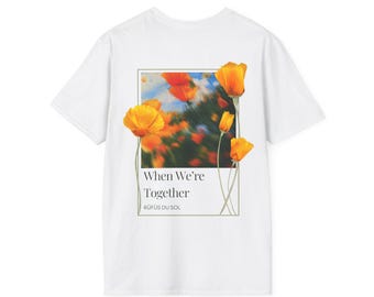 Rufus Du Sol "When We're Together" Graphic T-Shirt, House Music Rave Apparel