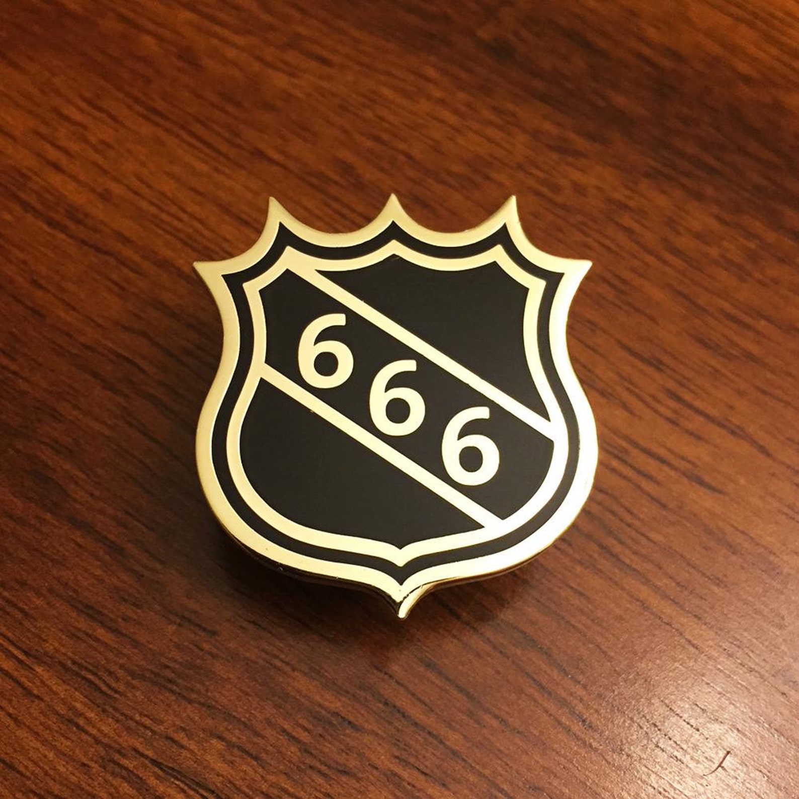 666 N.H.ELL. Logo Enamel Pin | Hockey Evil - Etsy
