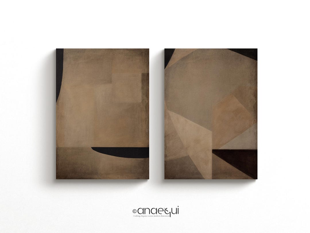 Wabi Sabi Wall Art Prints Set of 2 Minimalist Earthy Digital Japandi ...
