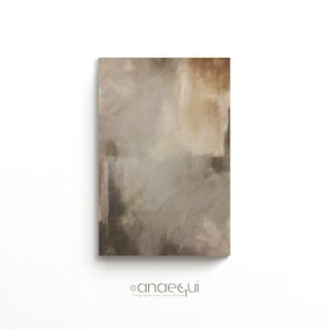 Earthy Abstract Painting Wall Art, Modern Expressive Wabi Sabi Art Print, Textural Art, Premium Digital Printable, Instant Downloadable