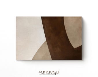 Wabi Sabi Wall Art | Earthy Japandi Abstract (Digital Download)