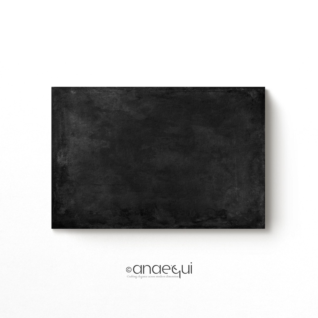 Black Abstract Wabi Sabi Art Print | Textured Minimalist Decor (digital ...