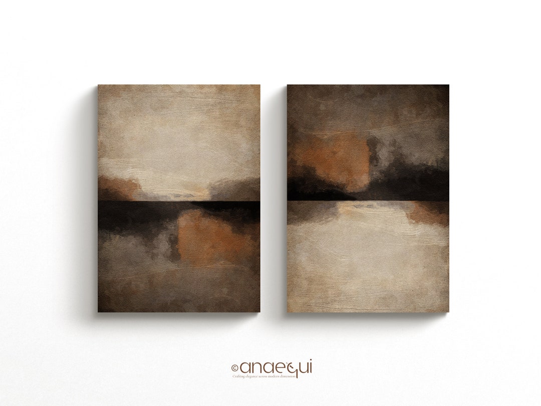 Wabi Sabi Wall Art Set, Neutral Abstract Prints (digital Download) - Etsy