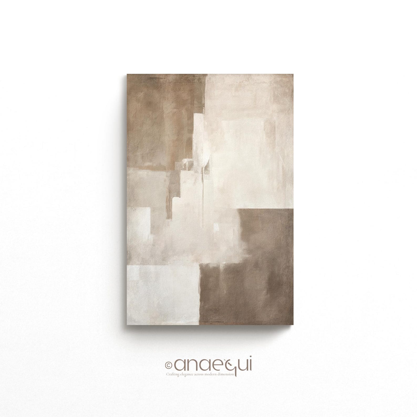 Photo inspiration: Picture Idea: Modern Neutral Wabi Sabi Wall Art Organic Earthy Color Palette