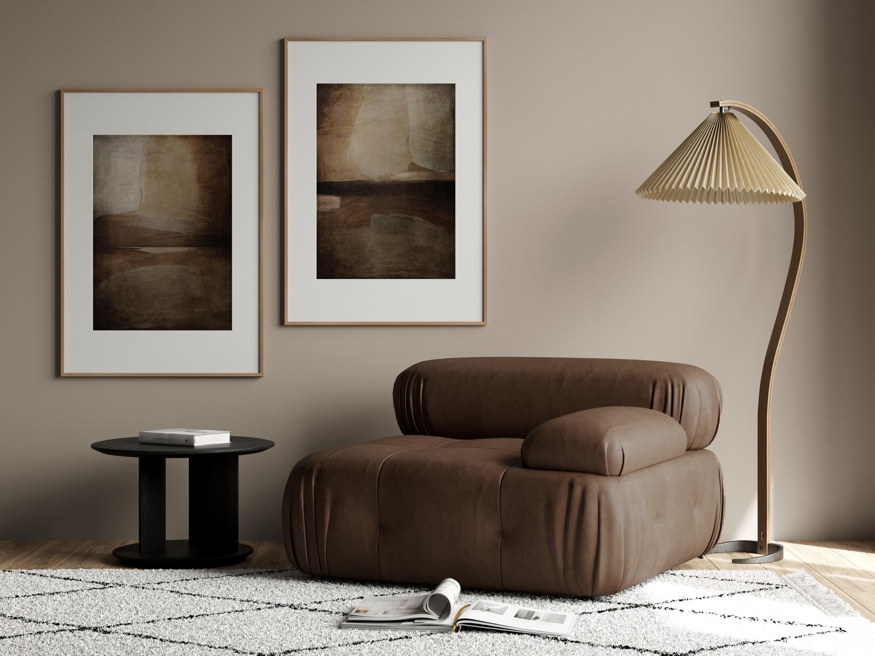 Wabi Sabi Earth Tone Art Print Set | Abstract Minimalist Japandi Wall ...