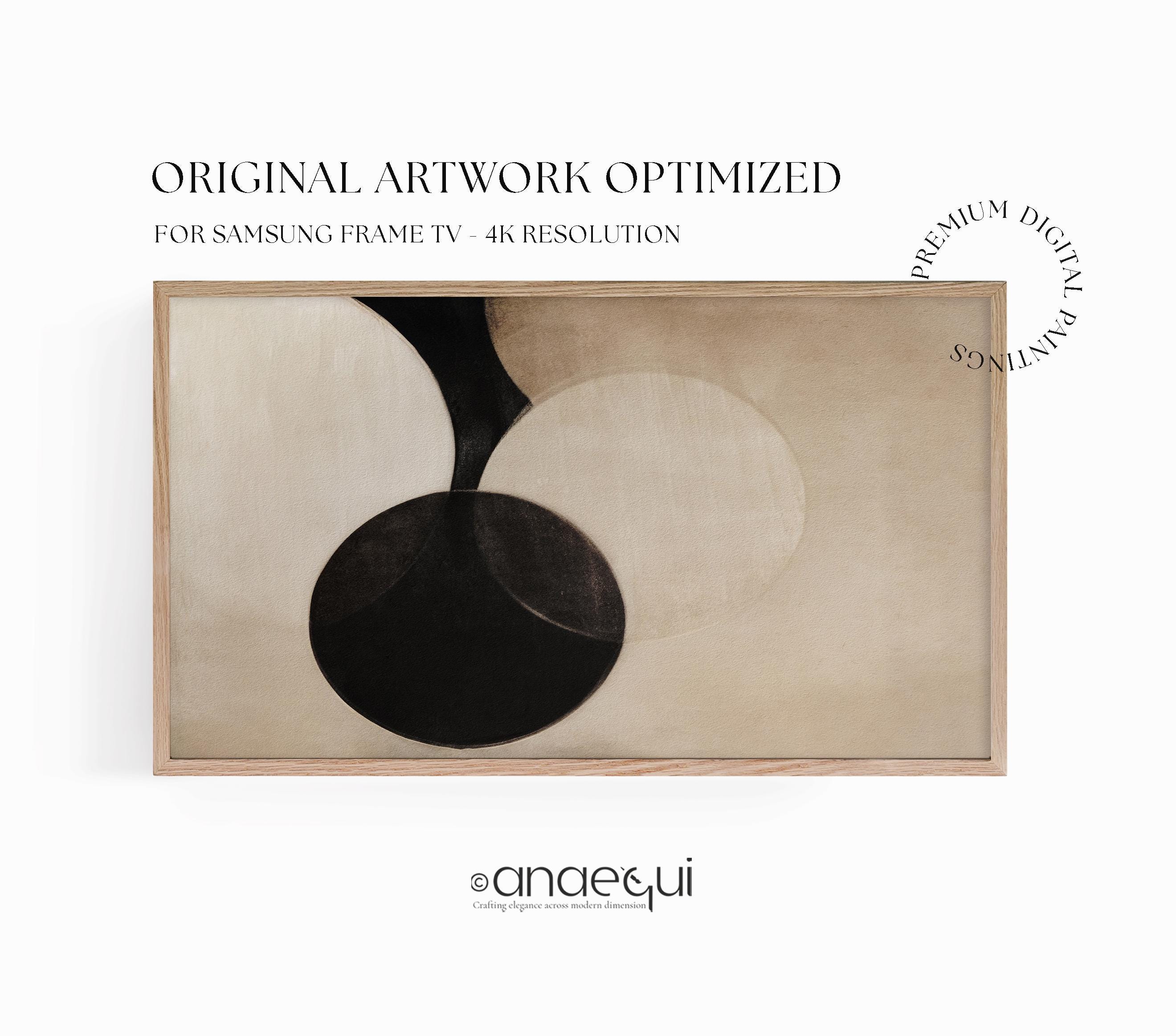 Abstract Wabi Sabi Art for Samsung Frame TV | Minimalist Japandi