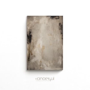 Wabi Sabi Printable Wall Art | Brown & Beige Japandi Abstract | Earthy Neutral Textured Digital Print for Minimalist Modern Interior Design