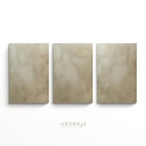 Modern Wabi Sabi Wall Art Set of 3 Organic Textured Earthy Neutral Tones Art Prints, Minimalist Gallery Wall Set, Aesthetic Apartment Decor