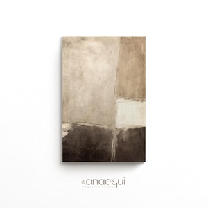 Earthy Abstract Painting Wall Art, Modern Expressive Wabi Sabi Art Print, Textural Art, Premium Digital Printable, Instant Downloadable