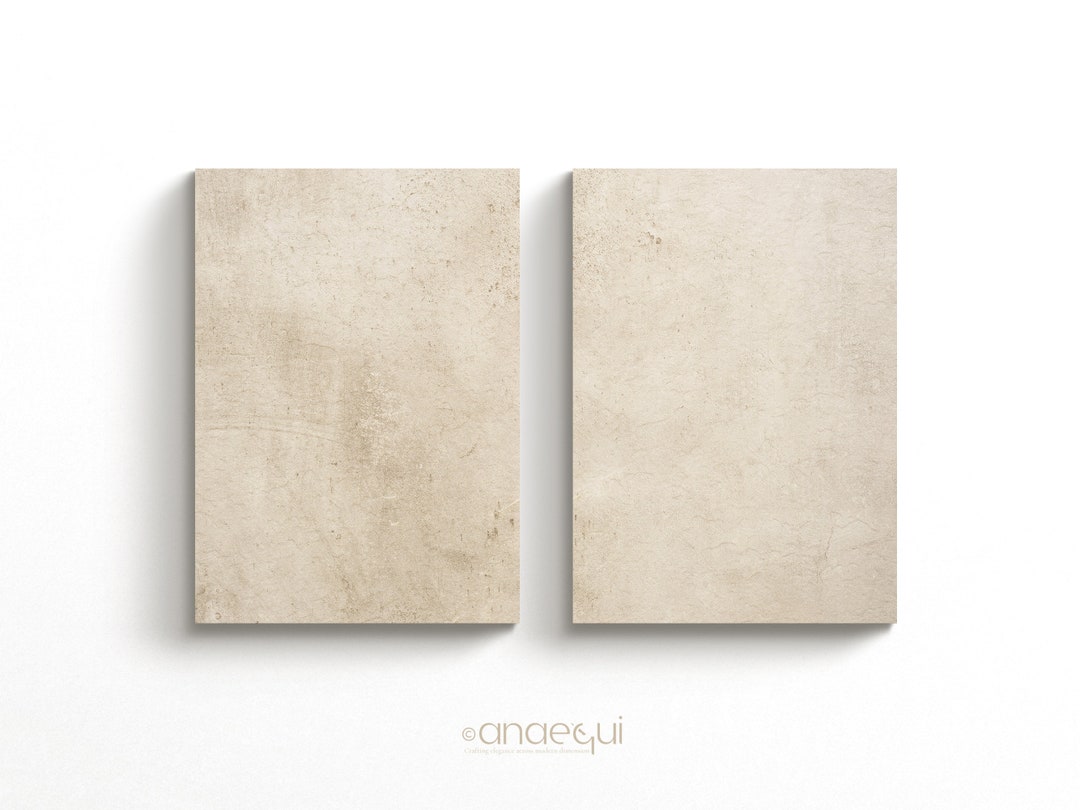 Wabi Sabi Wall Art Set of 2, Beige Abstract Print (digital Download) - Etsy
