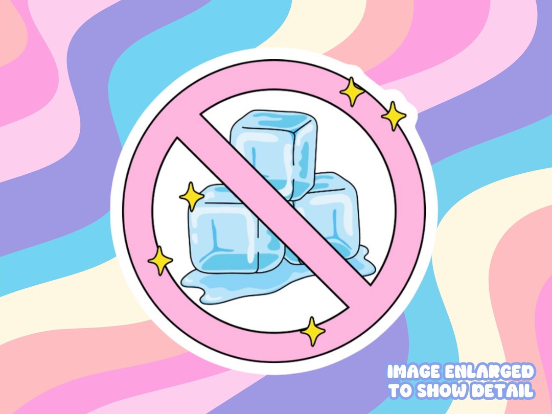 Ice No Label No ICE Sticker - Etsy