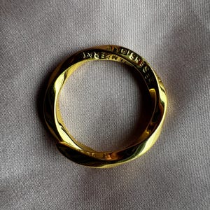 anello in argento sterling 18k placcato oro 925 parole senza tempo lettere scatola regalo per lei anti-ossidazione impermeabile ipoallergenico regolabile ridimensionabile