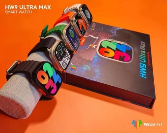 Smart Watch HW9 Ultra Max 2.2 Inch Screen NFC Bluetooth Call Heart Rate Blood Pressure Smartwatch
