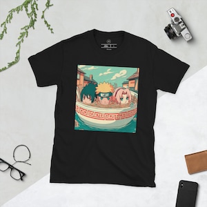 Naruto Hidden Leaf Ramen | Anime Fandom Short-Sleeve Gildan 64000 Unisex Softstyle T-Shirt