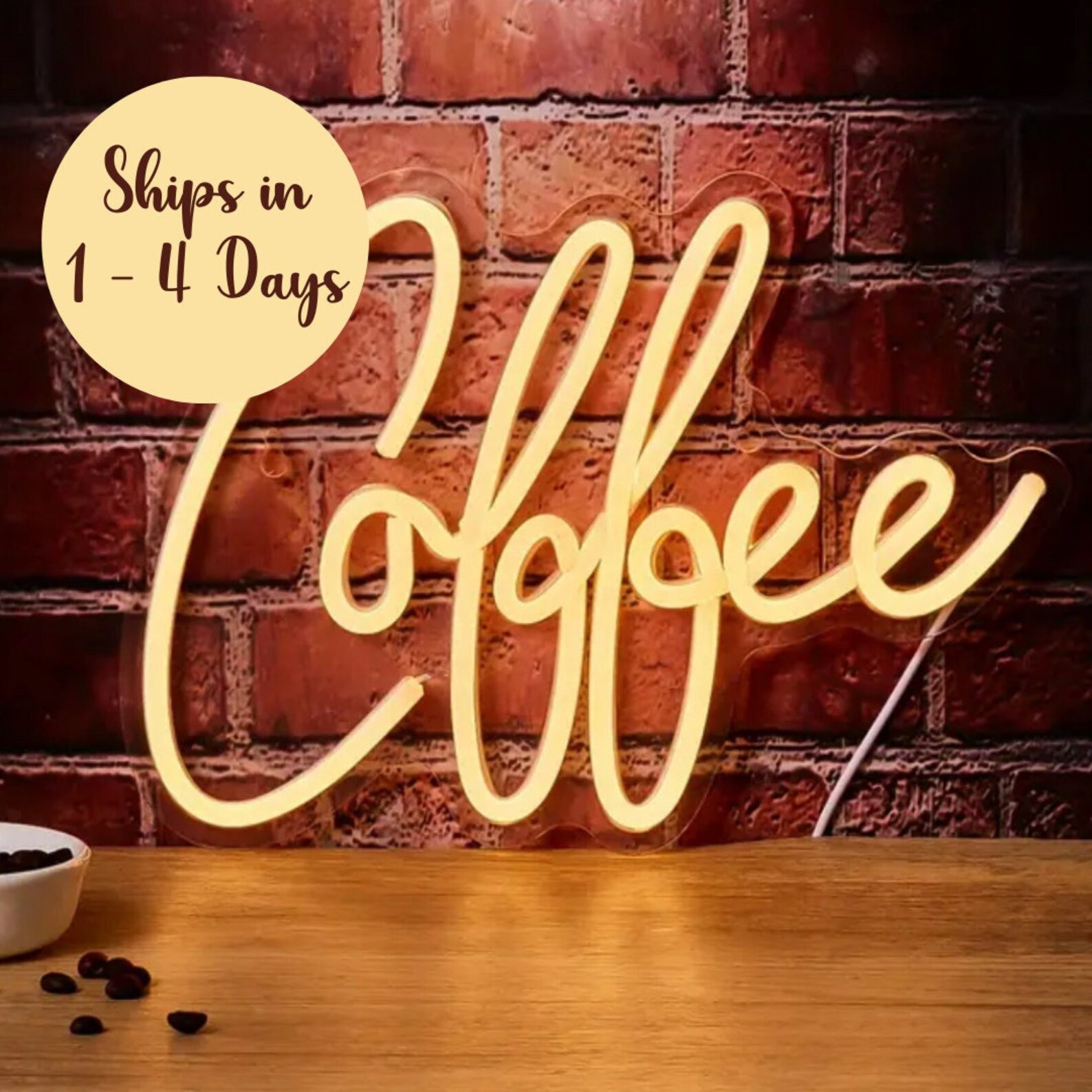 Coffee Bar Sign, Coffee Station Sign, Neon Coffee Sign, Coffee Station