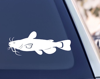 Catfish Car Decal or Laptop Sticker