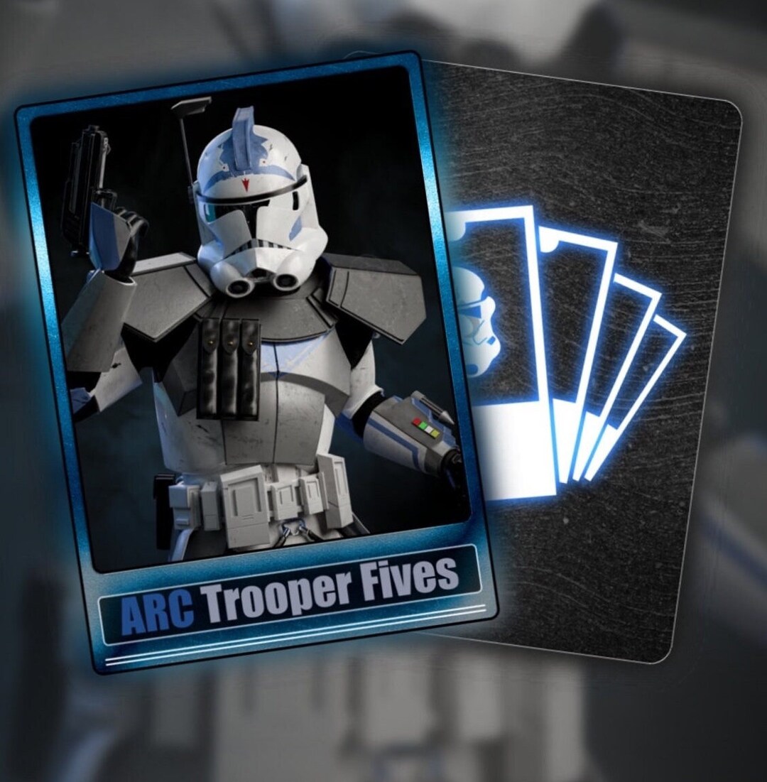 ARC Trooper Fives Custom Trading Card - Etsy