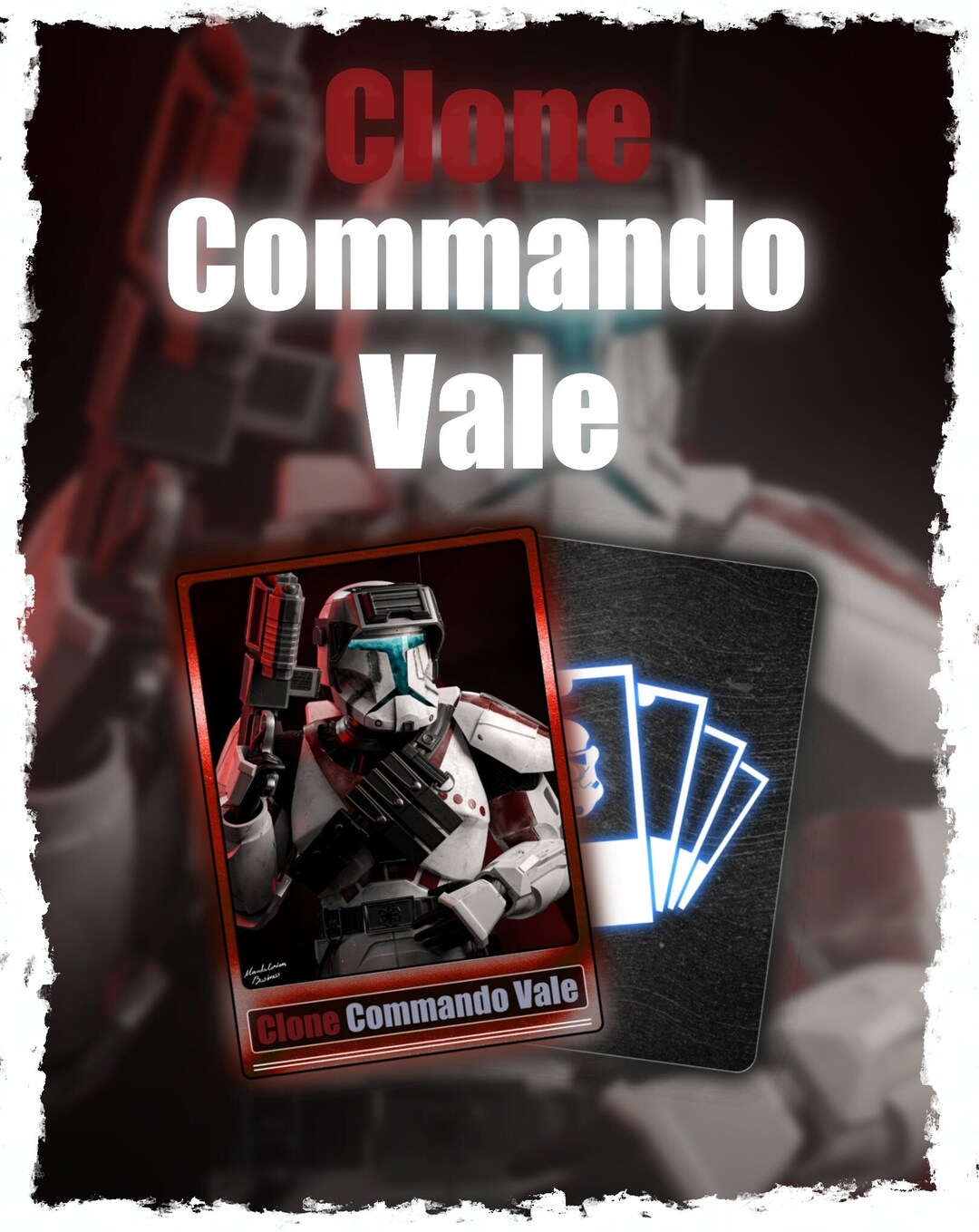 Clone Commando Vale Custom Trading Card - Etsy